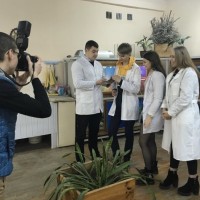 The Belaruski Chas visiting the Department of Zoology