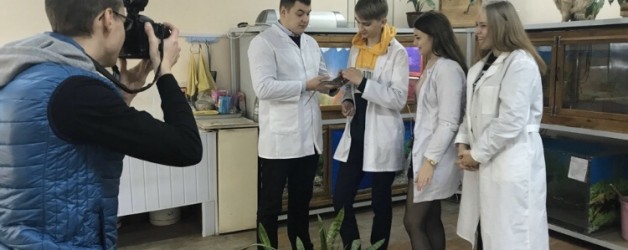 The Belaruski Chas visiting the Department of Zoology