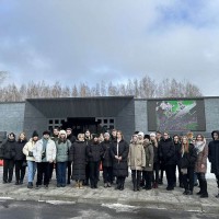 STUDENTS OF VSAVM ON A TOUR AT THE MUSEUM MEMORIAL COMPLEX «KHATYN»