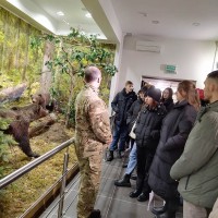 STUDENTS OF THE ACADEMY ARE  AT THE MUSEUM OF BEREZINSKY BIOSPHERE RESERVE