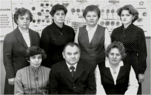 Коллектив кафедры в 1985 году