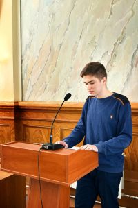 студент группы №5 Кохнюк Дмитрий рассказывает о Герое Советского Союза Бескине И.С.