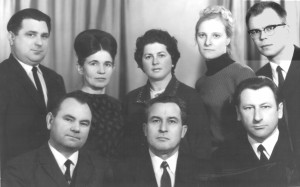 Коллектив кафедры в 1972 году