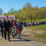 Церемония возложения венков к Мемориальным знакам