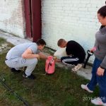 Студенты осваивают навыки проведения дезинфекции