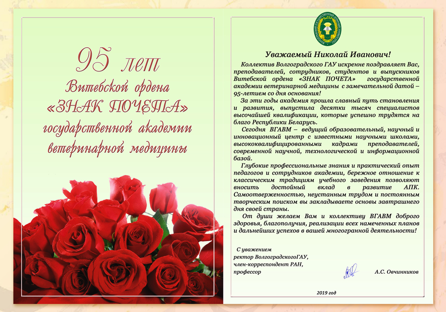 С днем рождения 95 лет