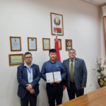 Вручение диплома магистра ветеринарных наук гражданину Китайской Народной Республики