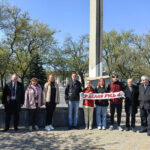 Возложение цветов к памятнику комсомольцам-подпольщикам