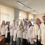 Занятия на кафедре химии со школьниками Полоцкого района