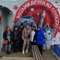 Члены волонтерского центра “Феникс” посетили приют “Добрик”