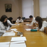 Экзаменационная сессия. Принятие экзамена по дисциплине «Ветеринарное и фармацевтическое товароведение» на биотехнологическом факультете