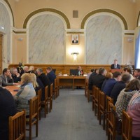 Сустрэча з кіраўніком адміністрацыі Кастрычніцкага раёна  г. Віцебска Панфілавым Ю.А.