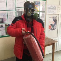 Проведение тренировок в общежитиях УО ВГАВМ по отработке действий на случай возникновения пожара