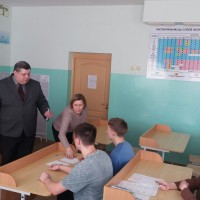 Профориентация учащихся средних школ  Узденского района в весенний период