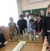 Посещение академии школьниками  ГУО «Средняя школа № 44 г. Витебска»