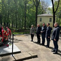 Возложение венков, посвященное 79-й годовщине Победы советского народа в Великой Отечественной войне