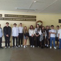 Посещение Народного музея истории  УО «ВГАВМ» первым курсом 14 группой