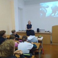 Просмотр первокурсниками фильма  документального цикла «Без срока давности»