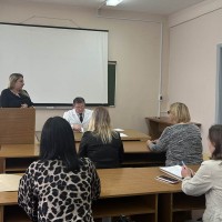 Защита отчетной документации технологической и преддипломной практики на кафедре гигиены животных  имени профессора В.А. Медведского