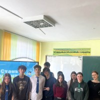 Профориентационное мероприятие в родной школе