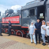 Студенты-волонтеры академии приняли участие  в масштабном проекте «Поезд Победы»
