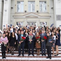 ВРУЧЕНИЕ ДИПЛОМОВ  НА БИОТЕХНОЛОГИЧЕСКОМ ФАКУЛЬТЕТЕ