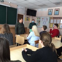 Профориентационная работа доцента кафедры общей, частной и оперативной хирургии Бизуновой М.В.