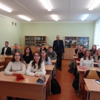 Профориентационная работа доцента кафедры кормопроизводства  Емелина Валерия Анатольевича в Лельчицком районе