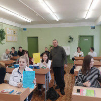 Профориентационный выезд старшего преподавателя кафедры физического воспитания и спорта Кудрявина Н. Е.