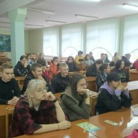 Встреча студентов академии с сотрудником УВД