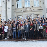 Торжественное вручение дипломов  выпускникам факультета ветеринарной медицины заочной формы получения  образования