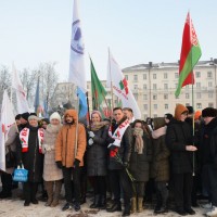 Торжественная церемония возложения цветов и венков, посвященная Дню защитников Отечества и 105-летию Вооруженных Сил Республики Беларусь