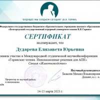 Международная студенческая конференция «Горинские чтения – 2023»