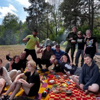 Туристический поход молодежного актива академии