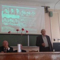 Встреча выпускников-ветеранов со студентами  факультета ветеринарной медицины