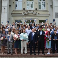 Вручение дипломов выпускникам биотехнологического факультета специальностей «Ветеринарная фармация» и  «Ветеринарная санитария и экспертиза»